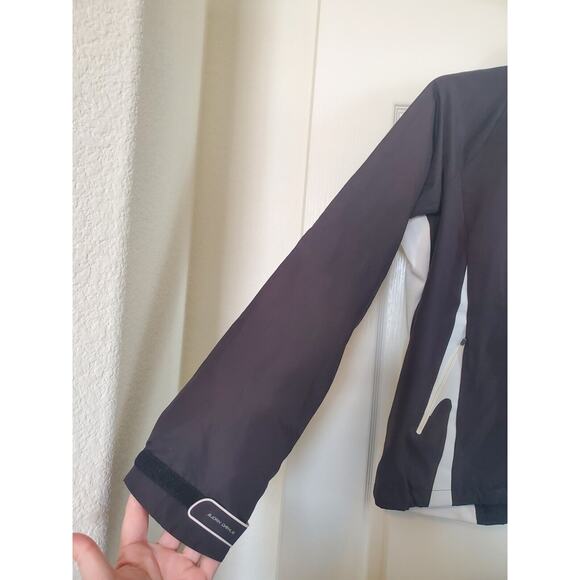 Bjorn Daehlie Black White Pattern Full Zip Running Jacket - Women's Size Large - Picture 6 of 14